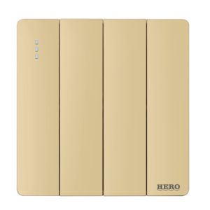 SG-804 Slender Gold 4 Switch Plate
