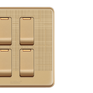 GG-44 Glory Gold 4 Switch Plate