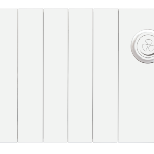 SW-210 Slender White 6 Switch + 1 Dimmer Plate