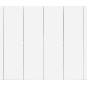 SW-806 Slender White 6 Switch Plate