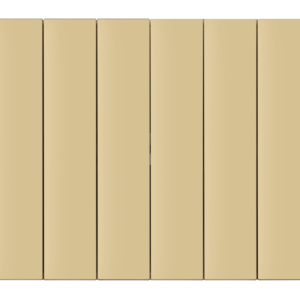 SG-808 Slender Gold 8 Switch Plate