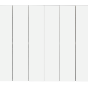 SW-808 Slender White 8 Switch Plate