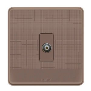GK-21 Glory Koffee TV Socket Plate