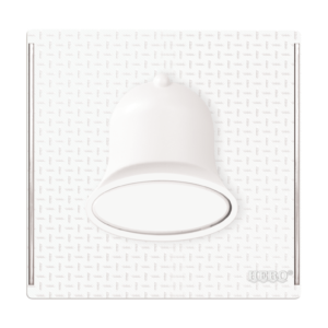 JW-20 Grace White Bell Push Plate