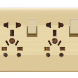 ID-52 Slim Gold Double 5in1 Plate