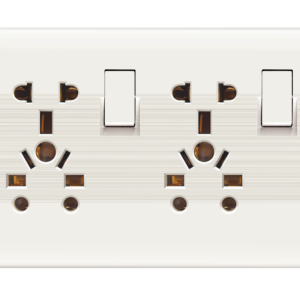 HW-52 Slim White Double 5in1 Plate